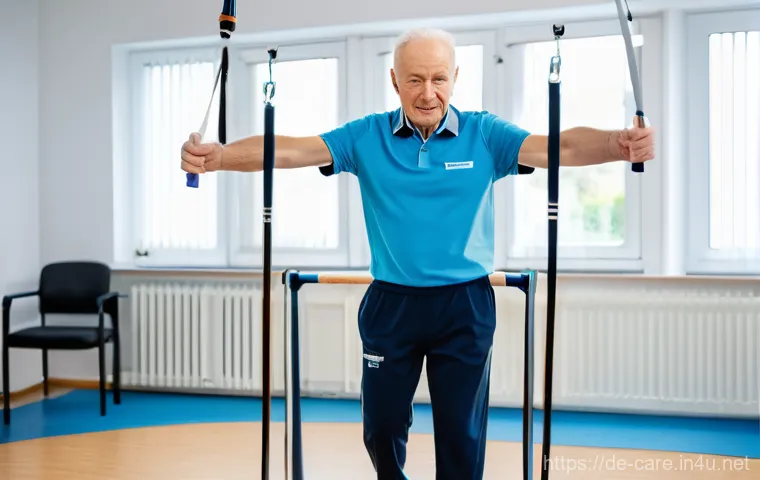 요양병원에서 관리하는 신경계 질환 - **"A heartwarming scene inside a specialized dementia living group in a modern German nursing home. ...