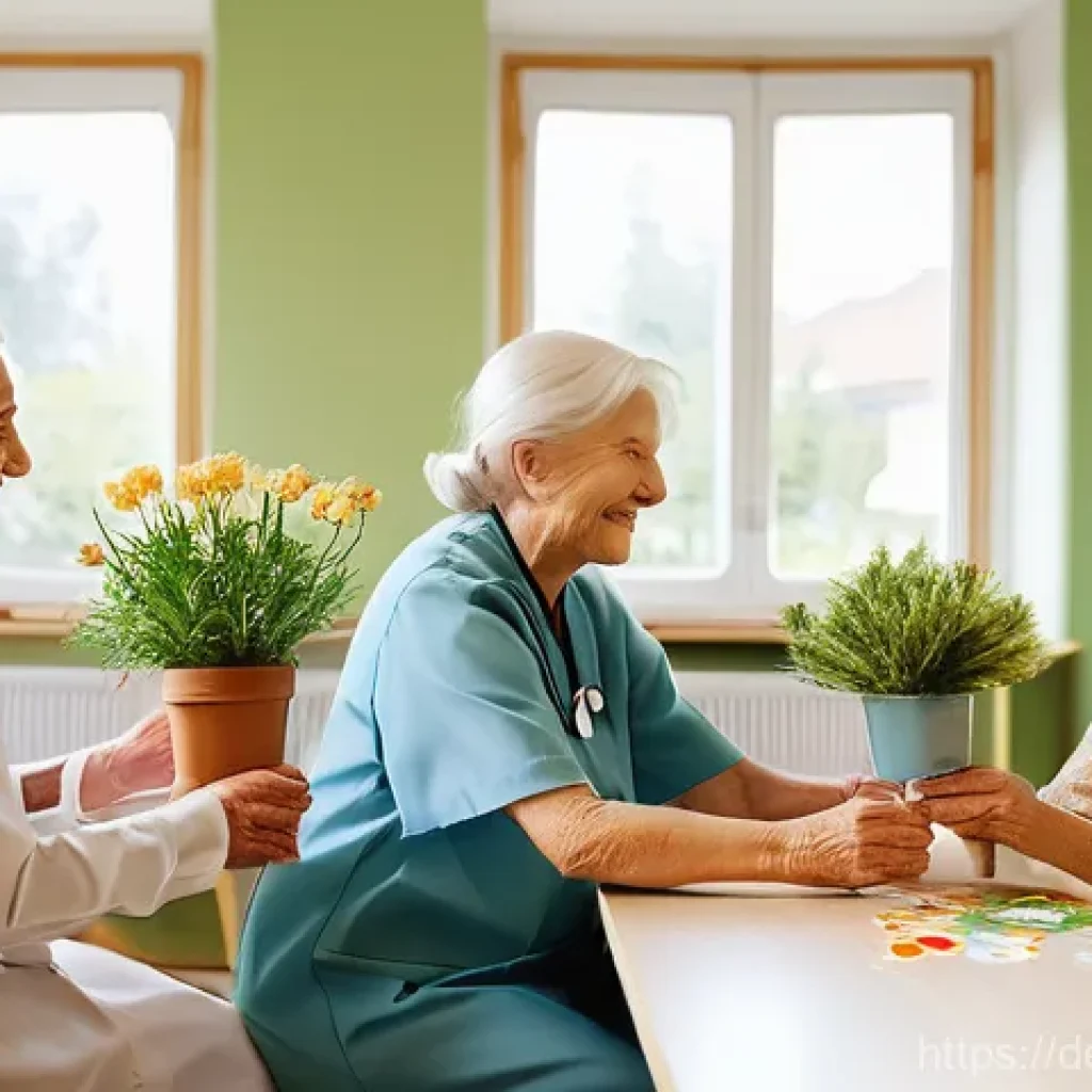 요양병원 입소 비용 청구 사례 - **Warm and Engaging Group Activity in a German Nursing Home**
    A bright, clean, and modern common...