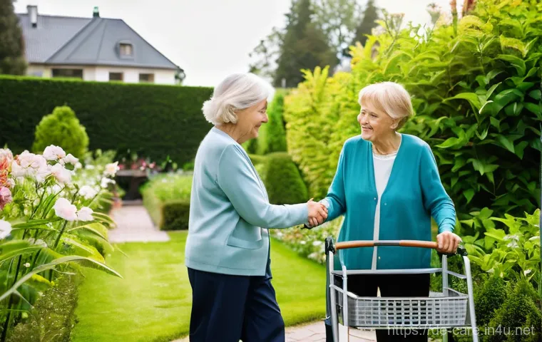 요양병원 입소 비용 청구 사례 - **Multigenerational Family Discussing Financial Planning for Elderly Care in a German Home**
    Ins...